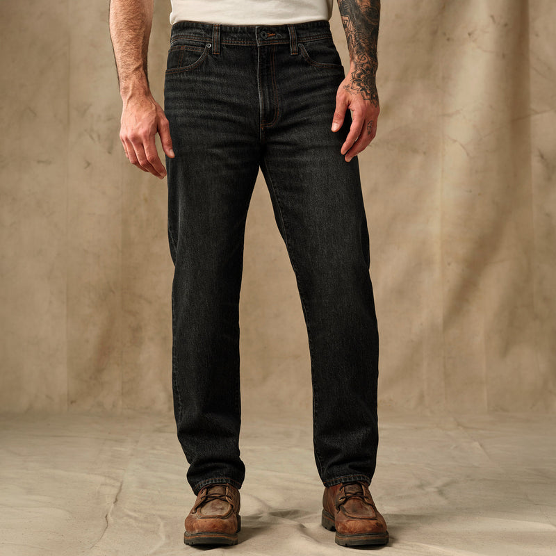 14-oz. straight-leg jeans di Filson | Vintage black (Black)