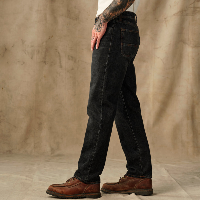 14-oz. straight-leg jeans di Filson | Vintage black (Black)
