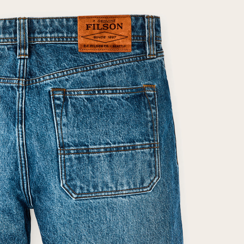 14-oz. straight-leg jeans di Filson | Vintage indigo (Blue)