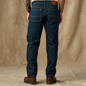 14-oz. straight-leg jeans by Filson | Rinsed vintage indig (Blue)