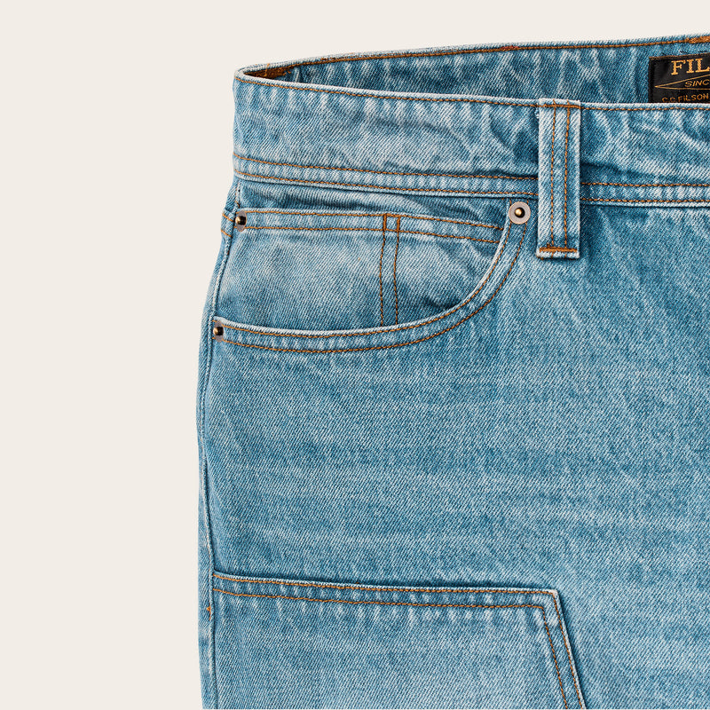 14-oz. double-front jeans by Filson | Vintage indigo (Blue)