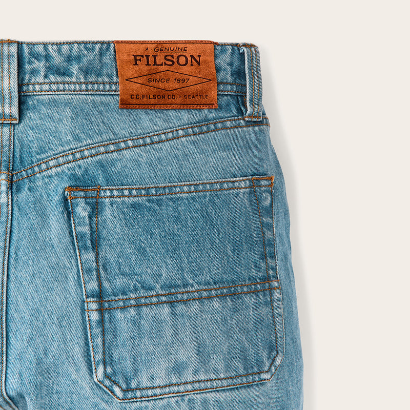 14-oz. double-front jeans by Filson | Vintage indigo (Blue)