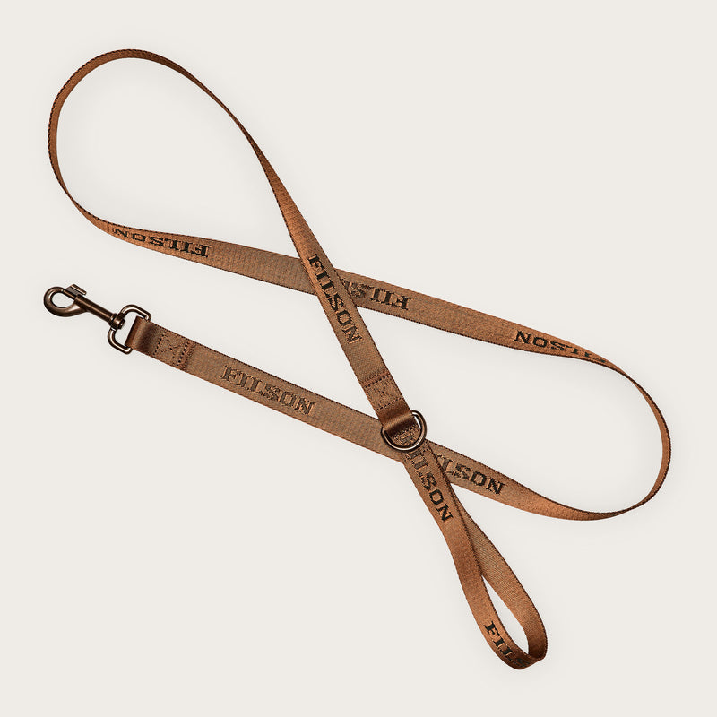 6ft nylon dog leash di Filson | Whiskey (Orange)