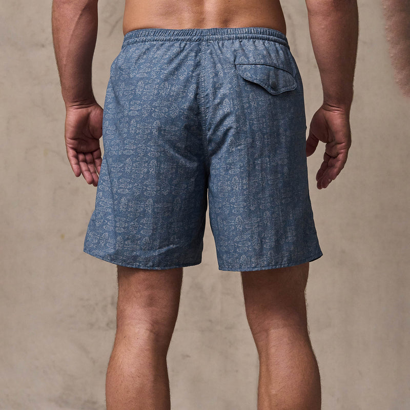 Oxbow lake trunks par Filson | Blue / print (Blue)