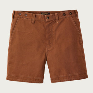 Dry tin cloth shorts von Filson | Whiskey (Brown)