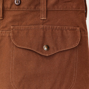 Dry tin cloth shorts von Filson | Whiskey (Brown)