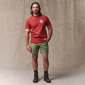 Field supply shorts par Filson | Washed fatigue green (Green)