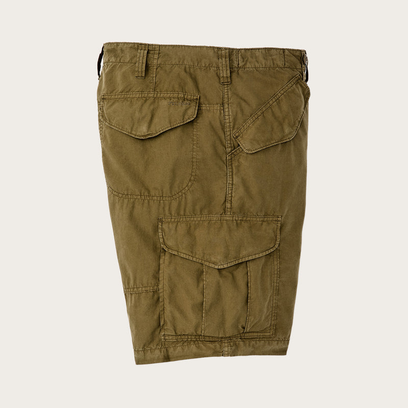 Tropical poplin cargo shorts di Filson | Military olive (Green)