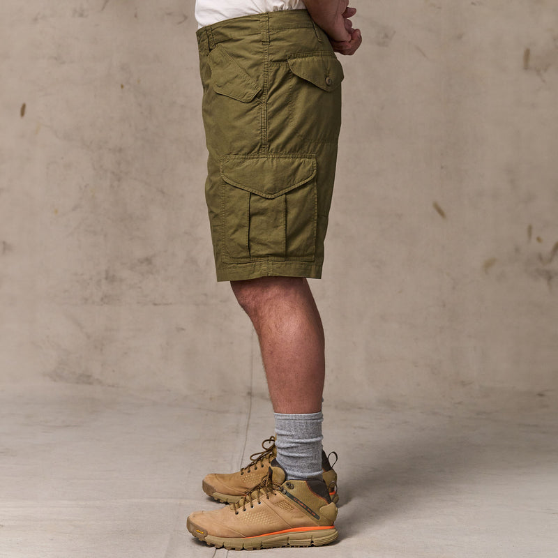 Tropical poplin cargo shorts di Filson | Military olive (Green)