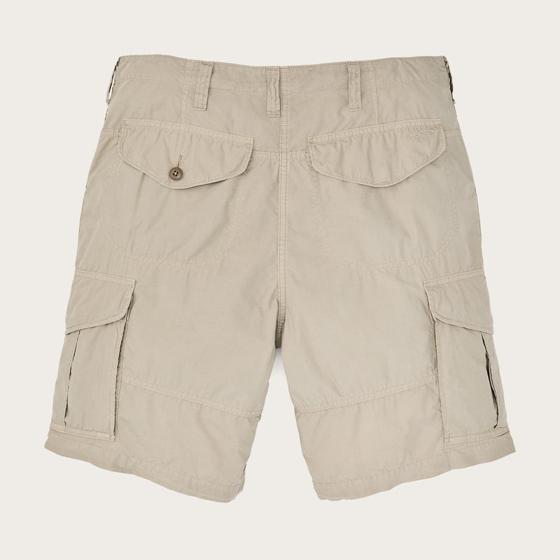 Tropical poplin cargo shorts by Filson | Dried sage (White)