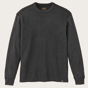 Waffle knit thermal crew von Filson | Faded black (Beige)