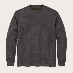 Waffle knit thermal crew von Filson | Charcoal (Gray)