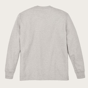 Waffle knit thermal crew par Filson | Light heather gray (Gray)