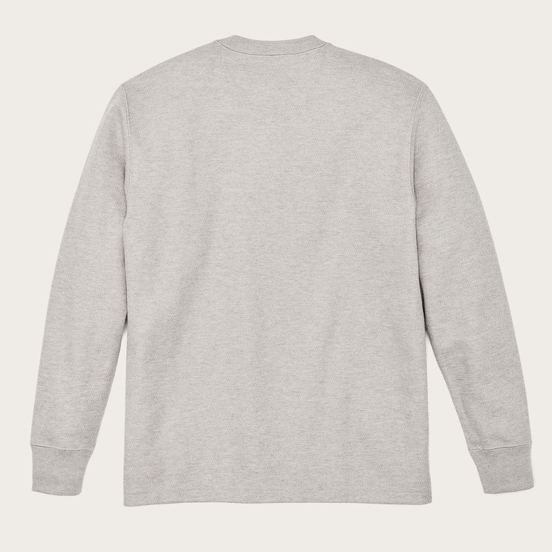 Waffle knit thermal crew par Filson | Light heather gray (Gray)