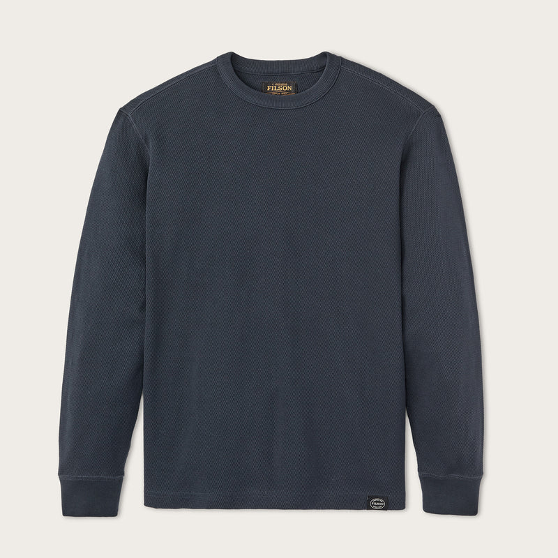 Waffle knit thermal crew di Filson | Blue mussel (Blue)