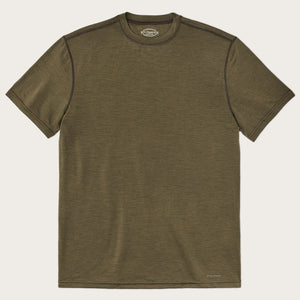 210g merino wool short sleeve crewneck von Filson | Dark olive (Green)