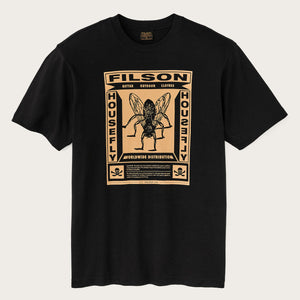 Filson x housefly graphic t-shirt von Filson | Black / worldwide (Black)