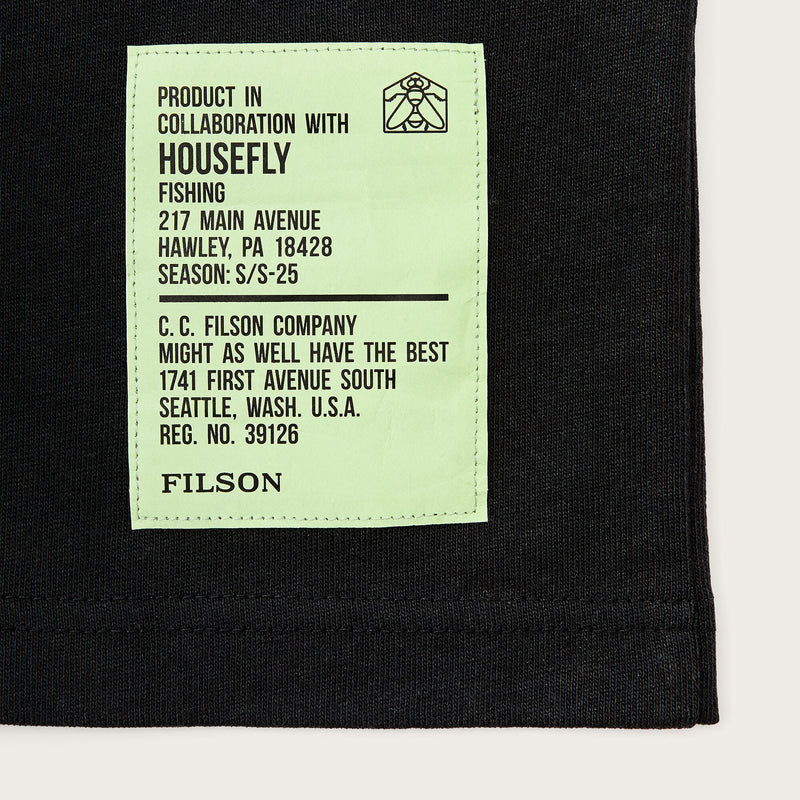 Filson x housefly graphic t-shirt von Filson | Black / worldwide (Black)