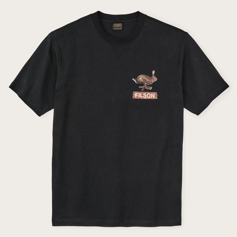 Frontier graphic t-shirt by Filson | Black / hare chase (Black)