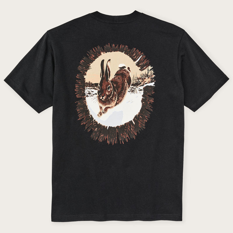 Frontier graphic t-shirt by Filson | Black / hare chase (Black)