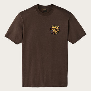 Frontier graphic t-shirt by Filson | Dark brown / any wea (Brown)