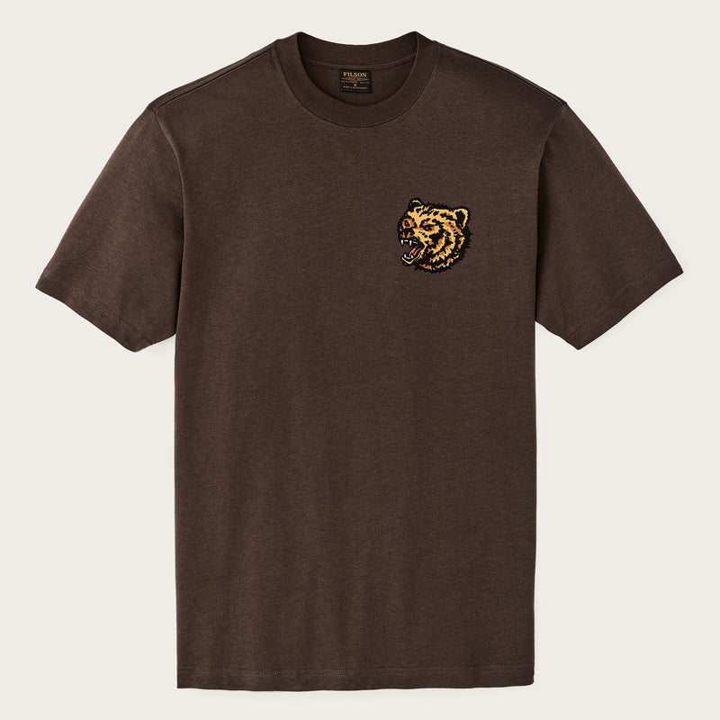 Frontier graphic t-shirt by Filson | Dark brown / any wea (Brown)
