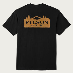 Scenic graphic t-shirt di Filson | Black (Black)