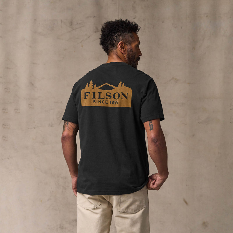 Scenic graphic t-shirt di Filson | Black (Black)
