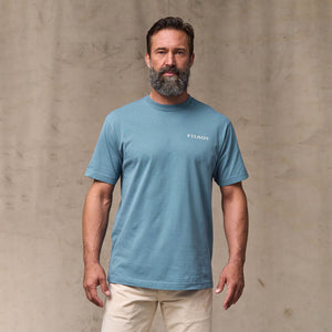 Scenic graphic t-shirt par Filson | Blue fin (Blue)