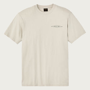 Diamond graphic t-shirt von Filson | Gray sky (Beige)