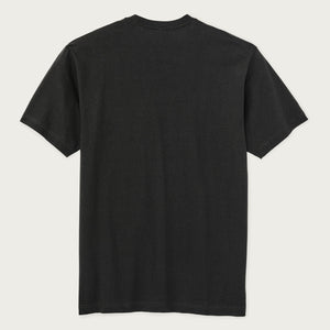 Outfitter pocket t-shirt par Filson | Faded black (Black)