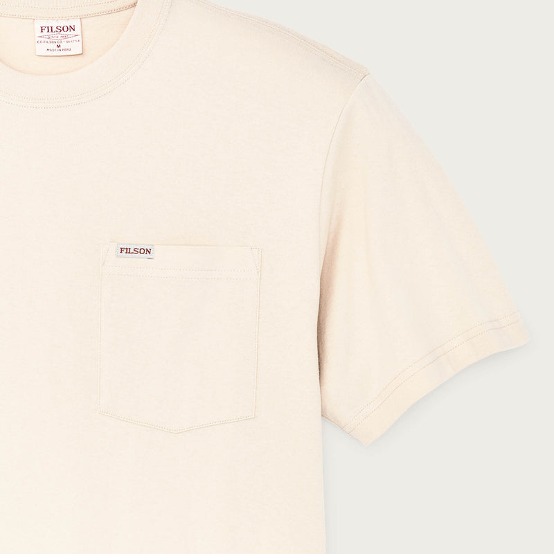 Outfitter pocket t-shirt par Filson | Natural (White)