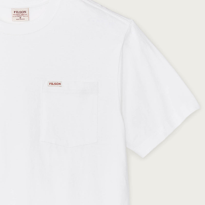 Outfitter pocket t-shirt par Filson | Bright white (White)