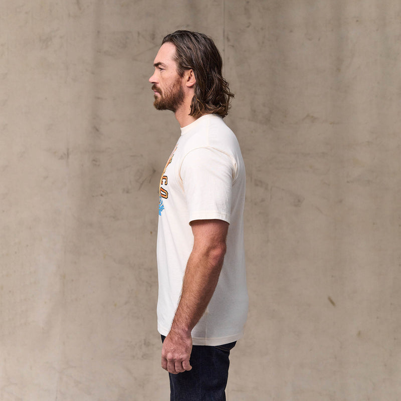 Dry fly graphic t-shirt by Filson | Basswood (White)