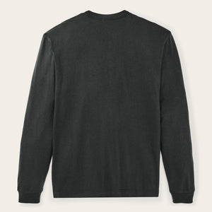 Long sleeve outfitter pocket t-shirt von Filson | Faded black (Black)