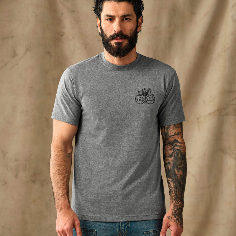 Union graphic t-shirt par Filson | Dark gray heather (Gray)