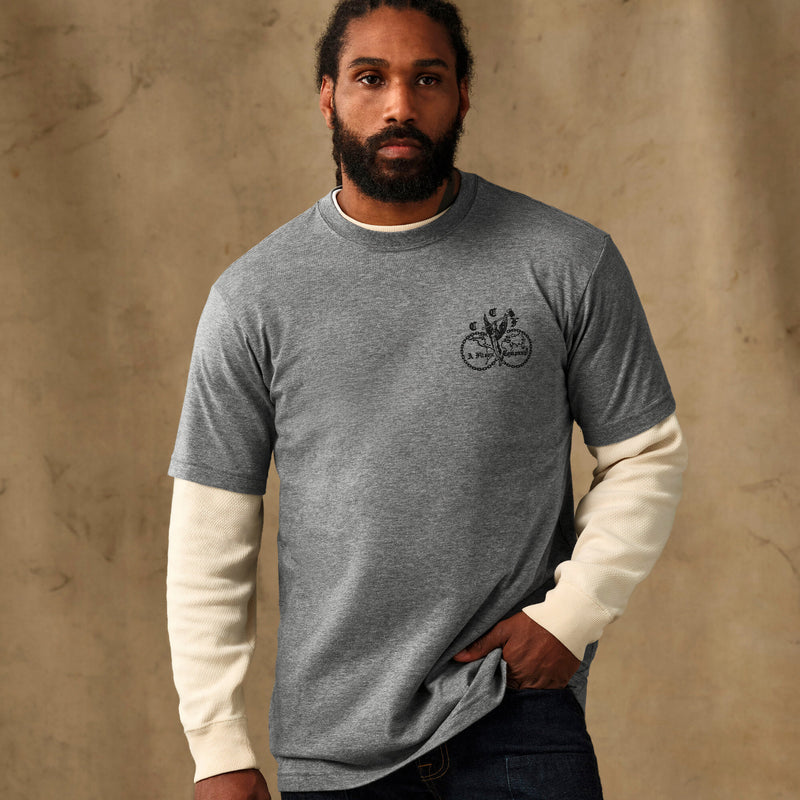 Union graphic t-shirt par Filson | Dark gray heather (Gray)