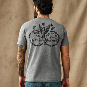 Union graphic t-shirt par Filson | Dark gray heather (Gray)