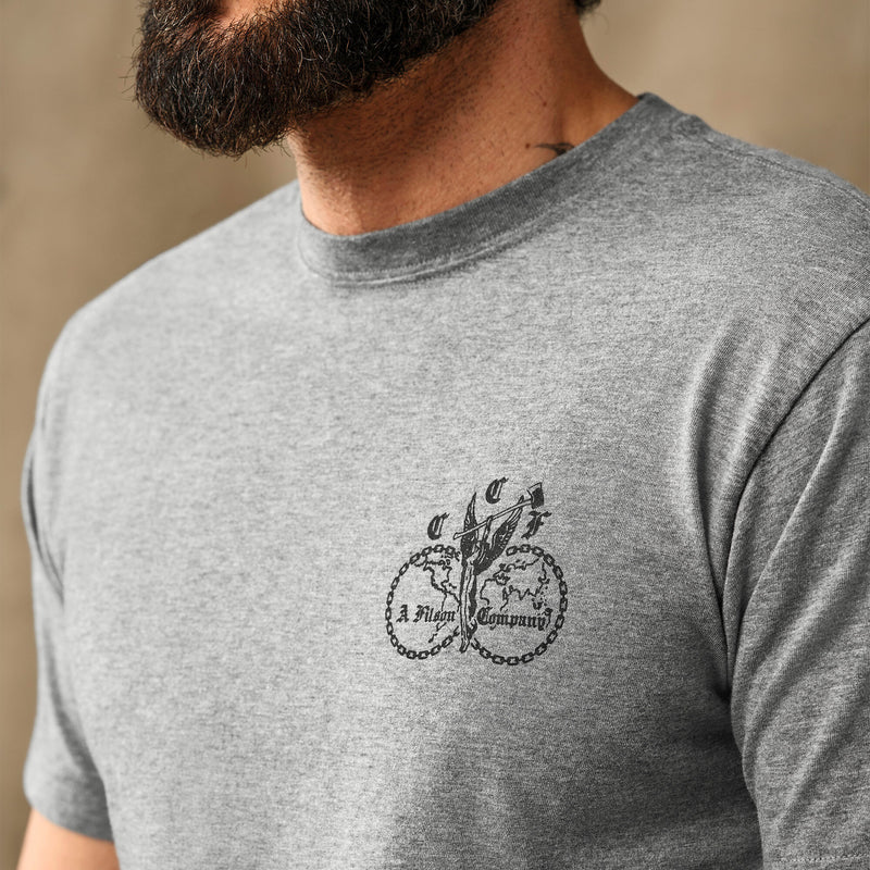 Union graphic t-shirt par Filson | Dark gray heather (Gray)