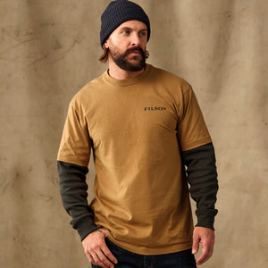 Scenic graphic t-shirt by Filson | Dull gold (Beige)