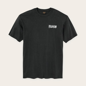Polar bear graphic t-shirt par Filson | Faded black (Black)