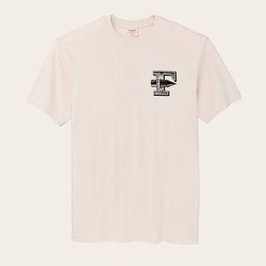 Axe graphic t-shirt di Filson | Natural (White)