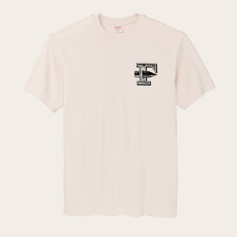 Axe graphic t-shirt di Filson | Natural (White)