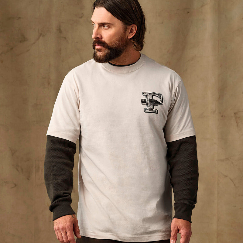 Axe graphic t-shirt di Filson | Natural (White)