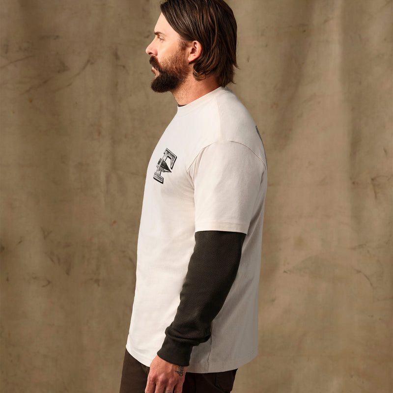 Axe graphic t-shirt di Filson | Natural (White)