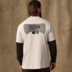 Axe graphic t-shirt di Filson | Natural (White)