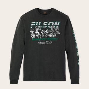 Artic moto graphic t-shirt von Filson | Faded black (Black)