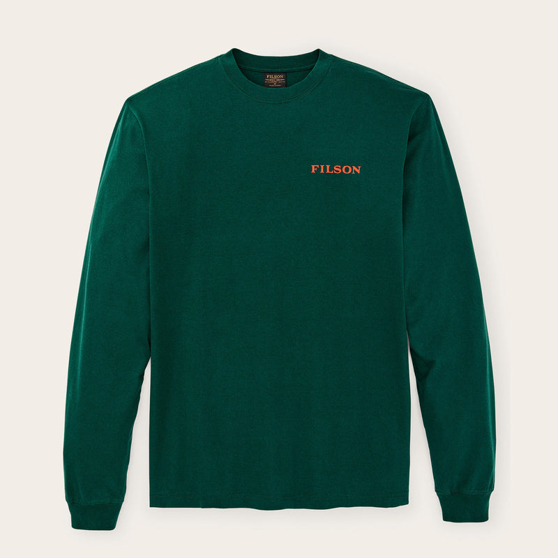 Scenic graphic t-shirt by Filson | Pine grove (Green)