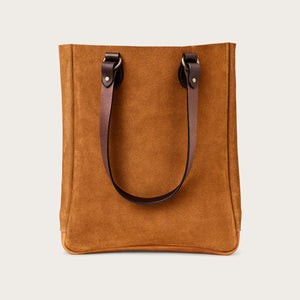 Suede open tote bag von Filson | Saddle brown (Brown)