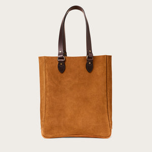Suede open tote bag von Filson | Saddle brown (Brown)